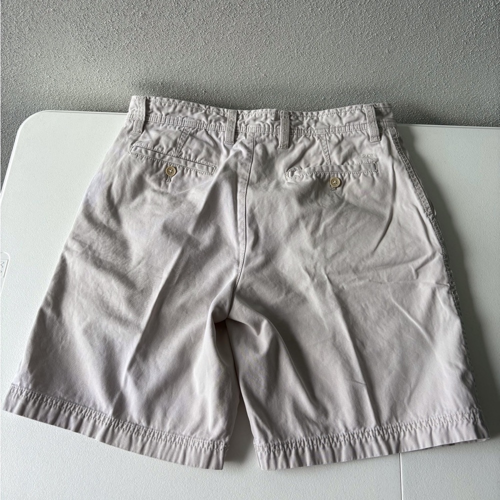 IZOD Saltwater Light Khaki Size 34 Chino Short Preppy Beach Vacation Cruise - Picture 2 of 9